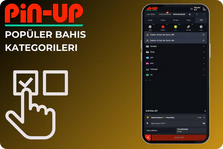 Pin-Up Popüler Bahis Seçenekleri Kategorileri